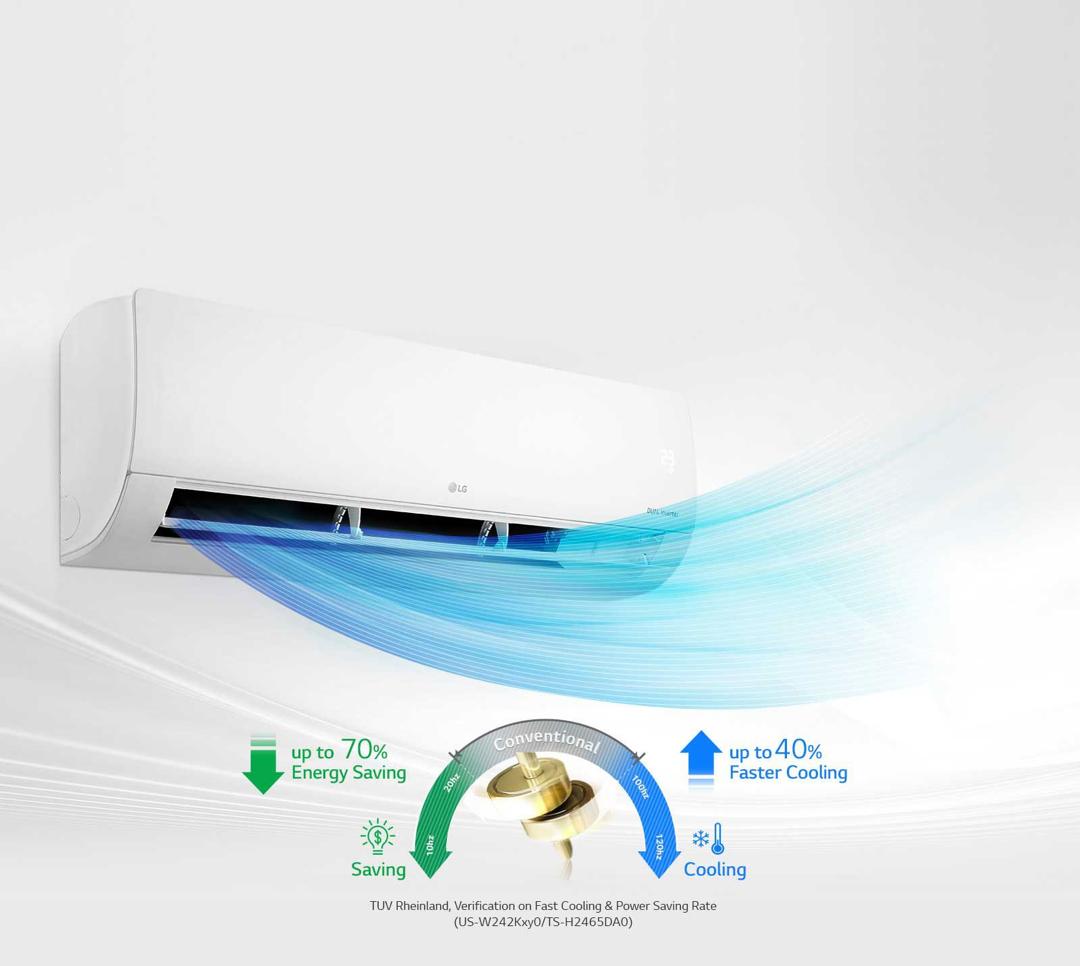 SPLIT LG 9000BTU DUEL INVERTER