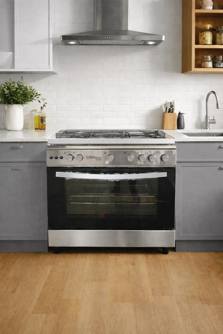 CUISINIERE TECNOLUX 5FEUX 90X60 A GAZ INOX G
