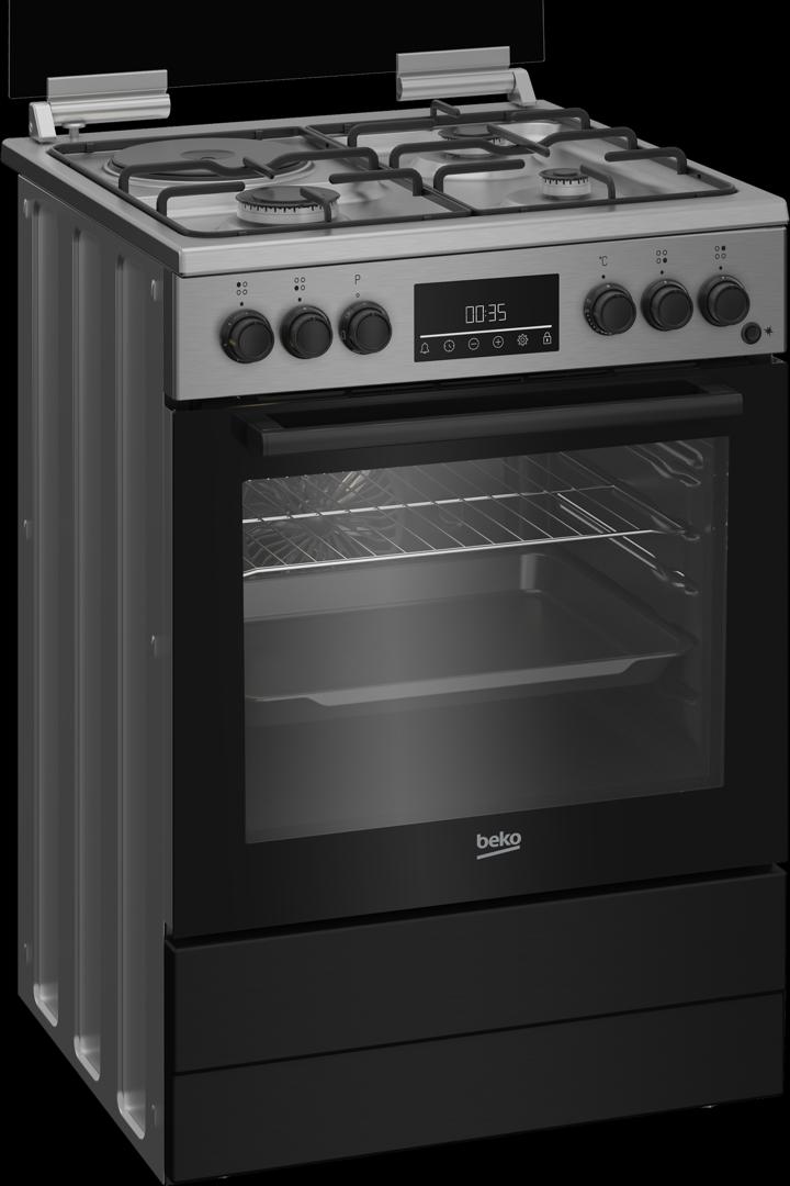 CUISINIERE BEKO MIXTE 3FEUX A GAZ 1FEUX ELECTRIQUE