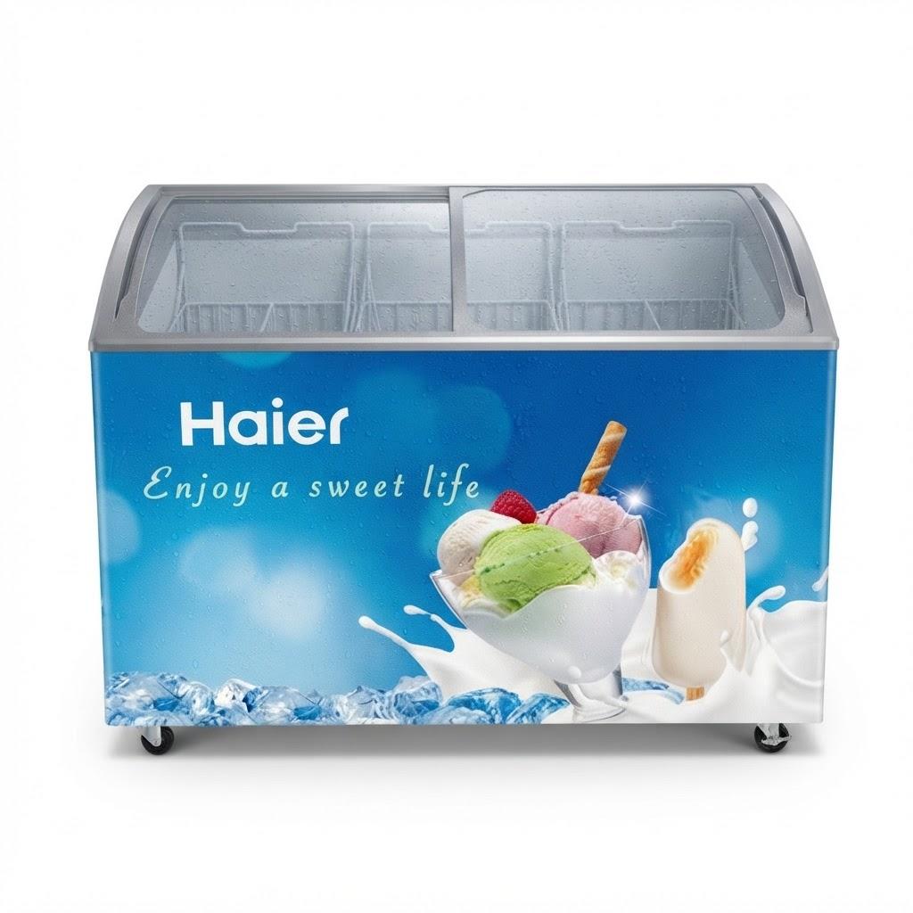 CONGELATEUR HAIER HORIZONTAL 500LITRES VITRINE